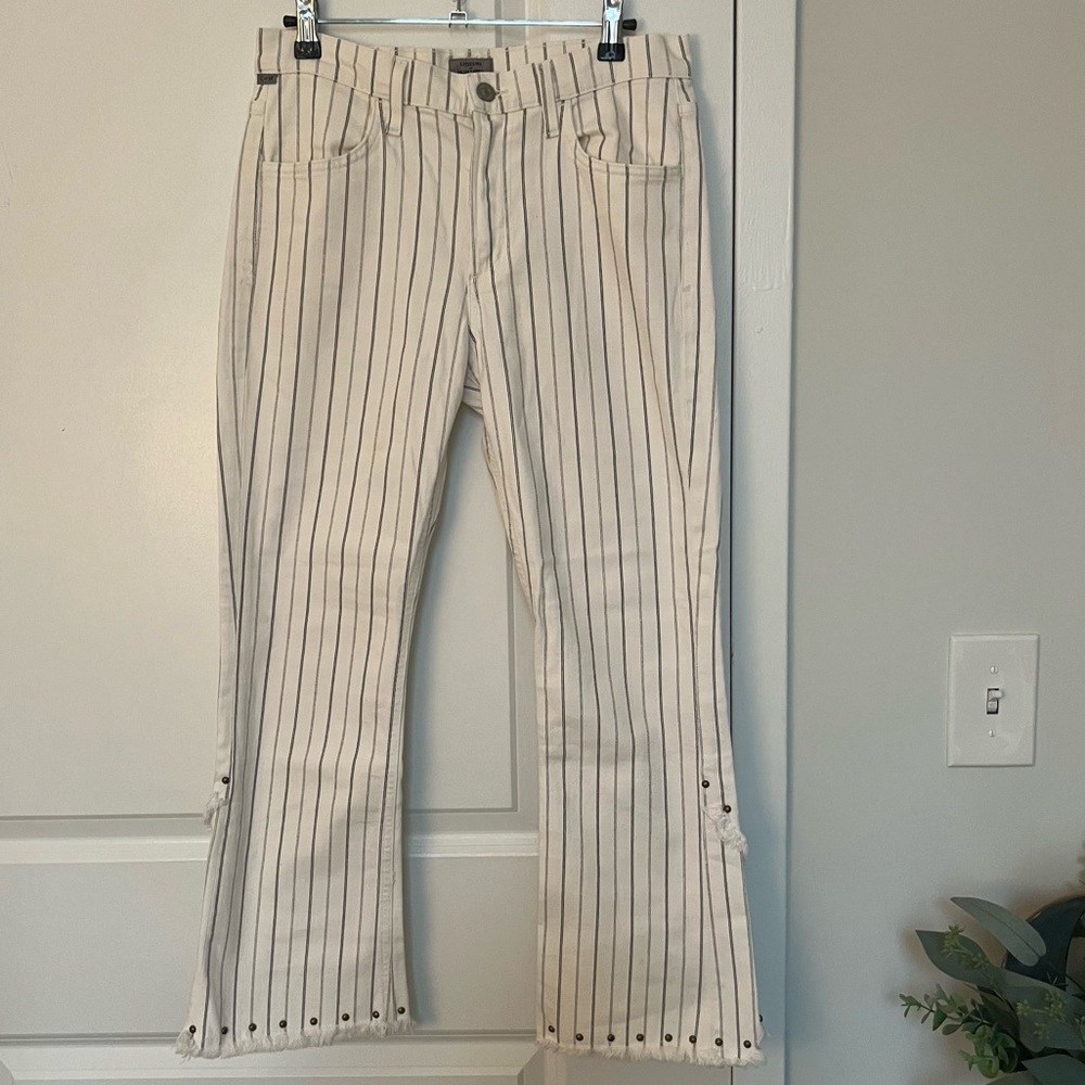 Citizens of Humanity Drew Fray HighRise Crop Flare Jeans